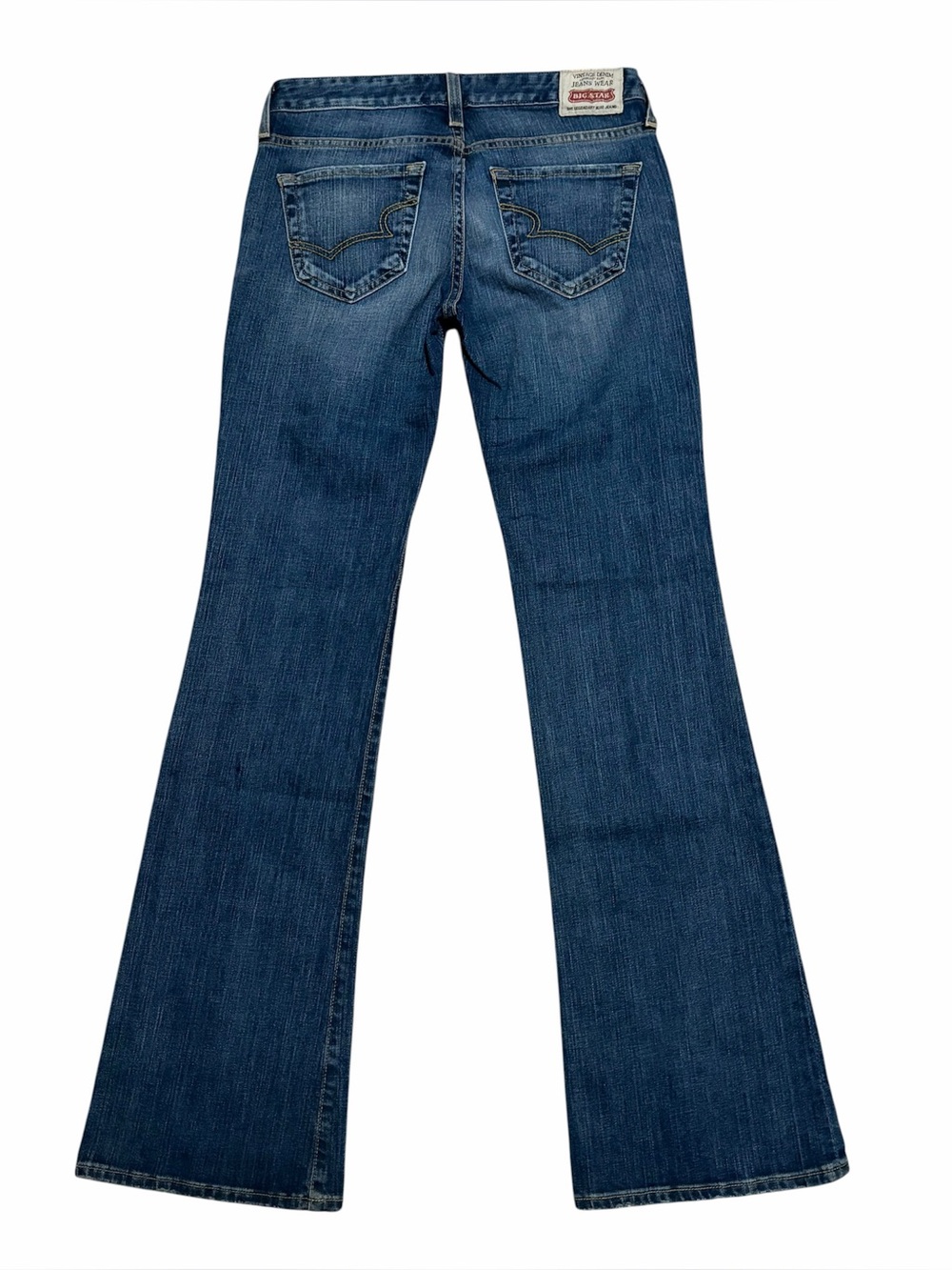 BIG STAR Vintage Y2K Low Rise Honey Flare Jeans Size 27 NWT Medium Wash - Picture 4 of 14